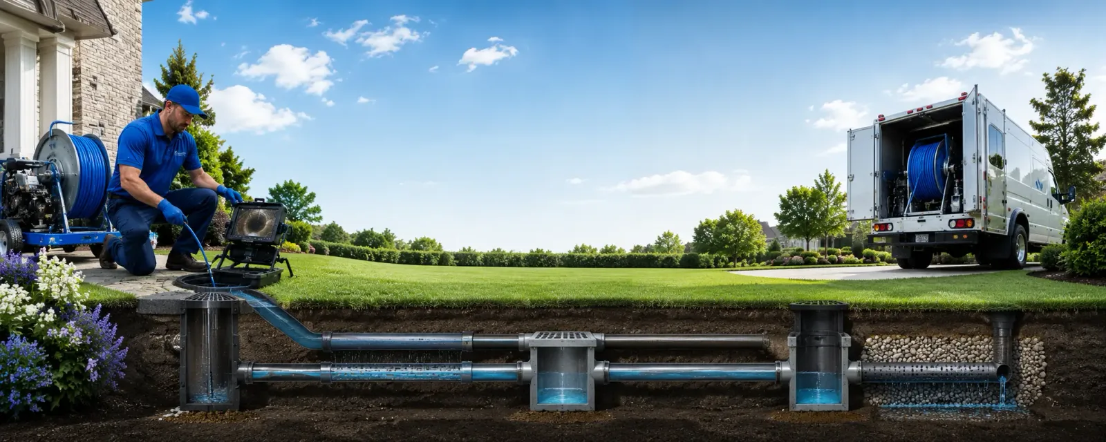 Outdoor drain cleaning information for Cassoday, KS